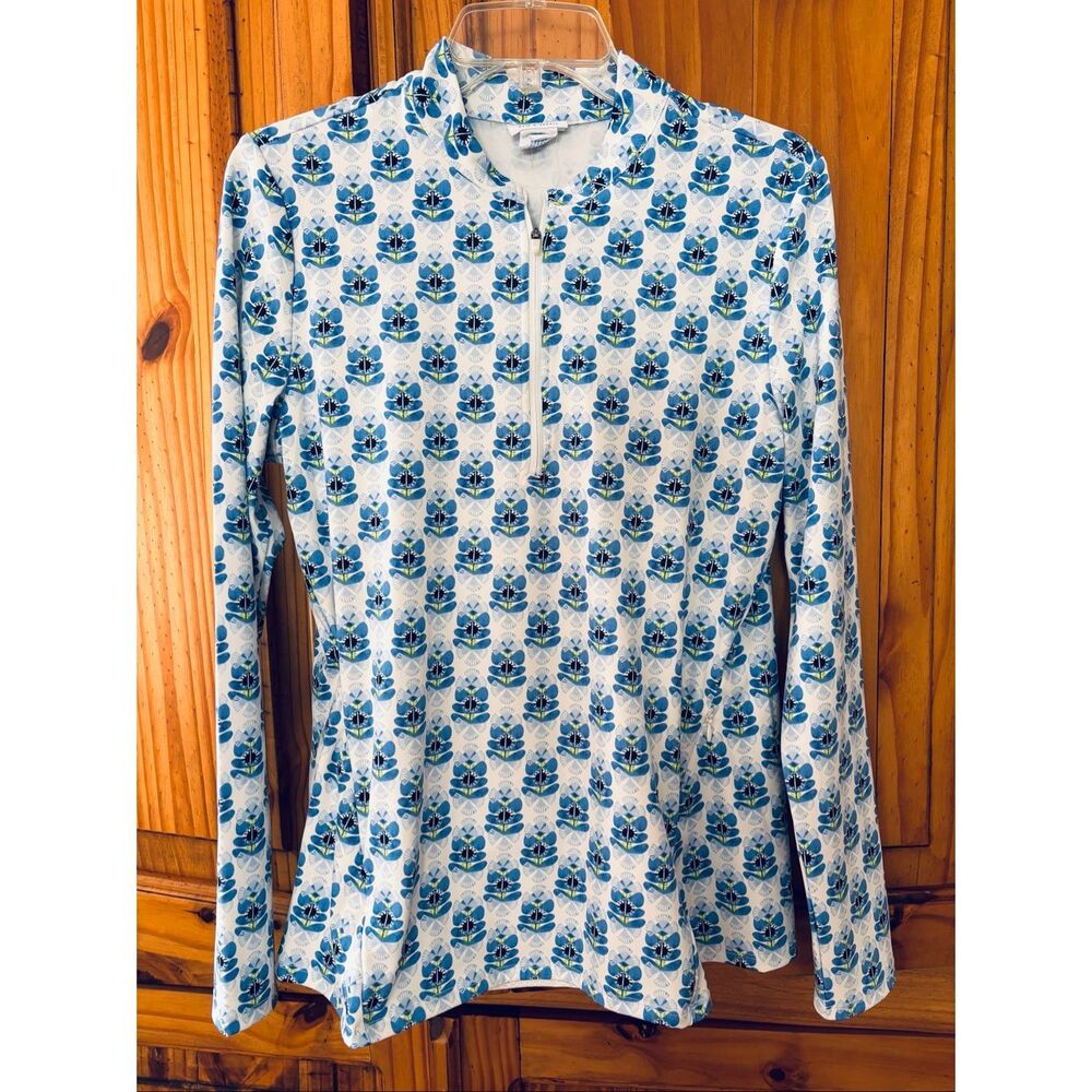 Sigrid Olsen Golf & Tennis 1/4 Zip Top